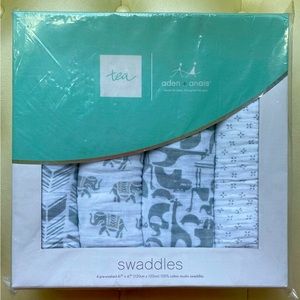 Tea Aden and Anais swaddles